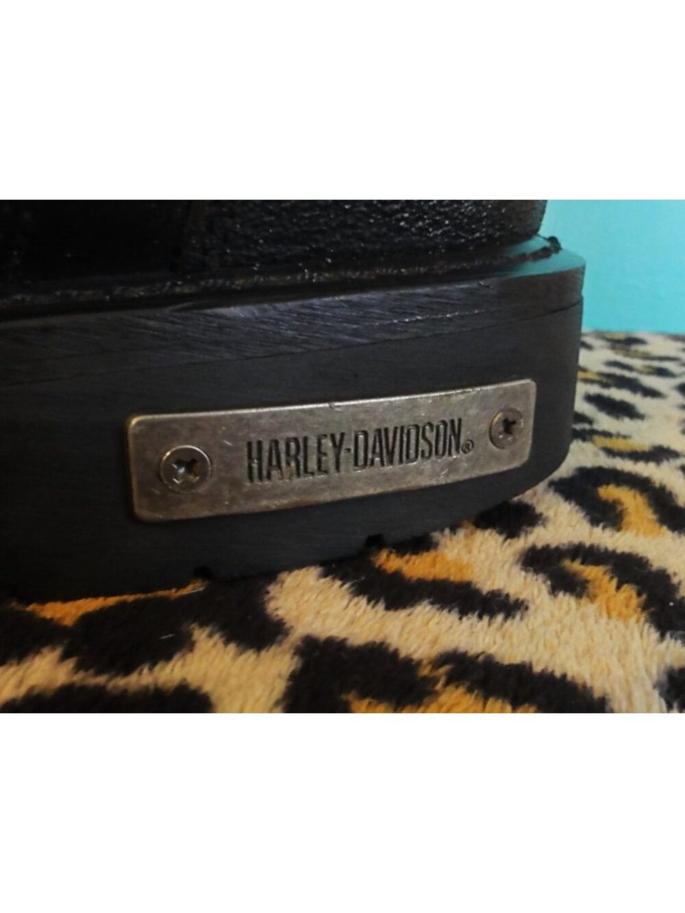 Vintage Harley Davidson Shift Engineer Motorcycle Boots Men's 13 leather zipper - Picture 12 of 16